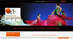 Desktop Screenshot of escueladedanzalasrozas.com